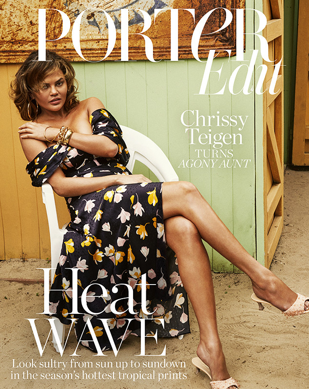 Chrissy Teigen, Porter Edit, Cover Chrissy Teigen, Porter Edit, Cover
